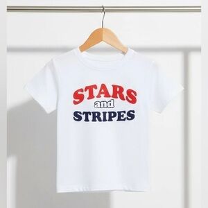 💥 ($1 w/Bundle) - Toddler Boys' Short Sleeve Patriotic Tee (NWT)